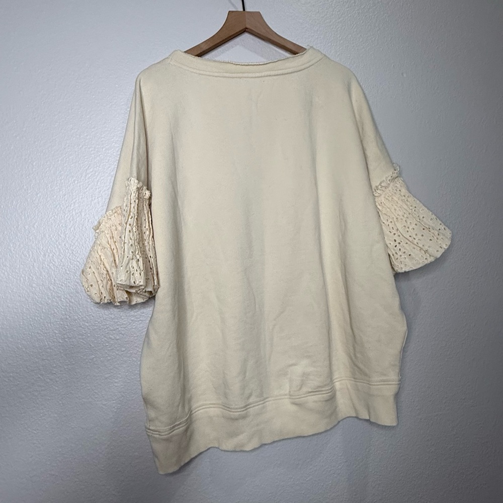 *NEW* Free People Doiley Sweatshirt, size S - Picture 4 of 5